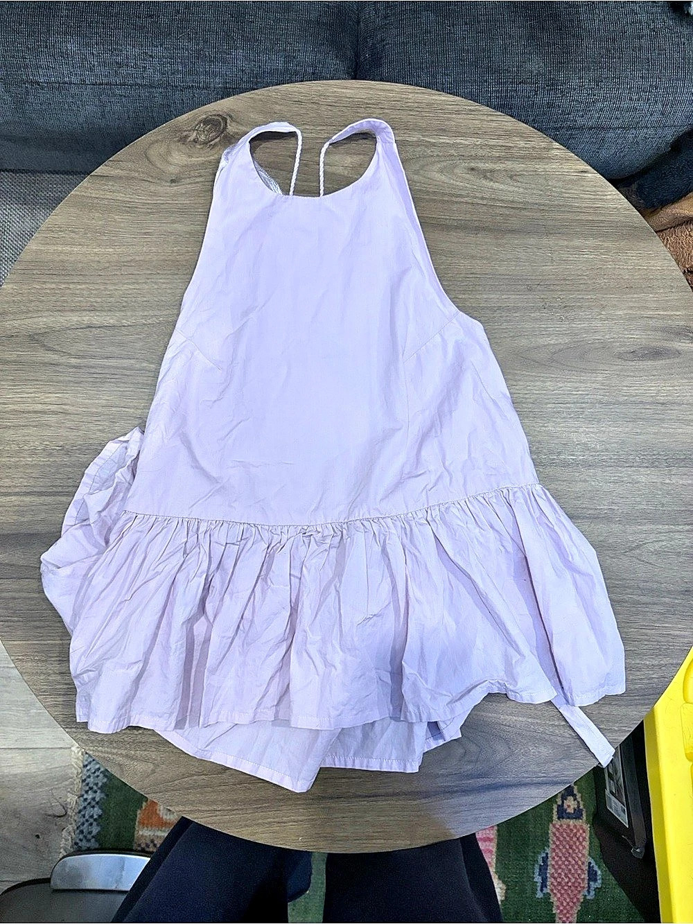 Mini Ruffle Blouse in Purple - Picture 2 of 3